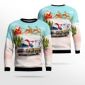 Acadian Ambulance Lutcher Funny Ugly Christmas Sweater Funny Gifts for Friends