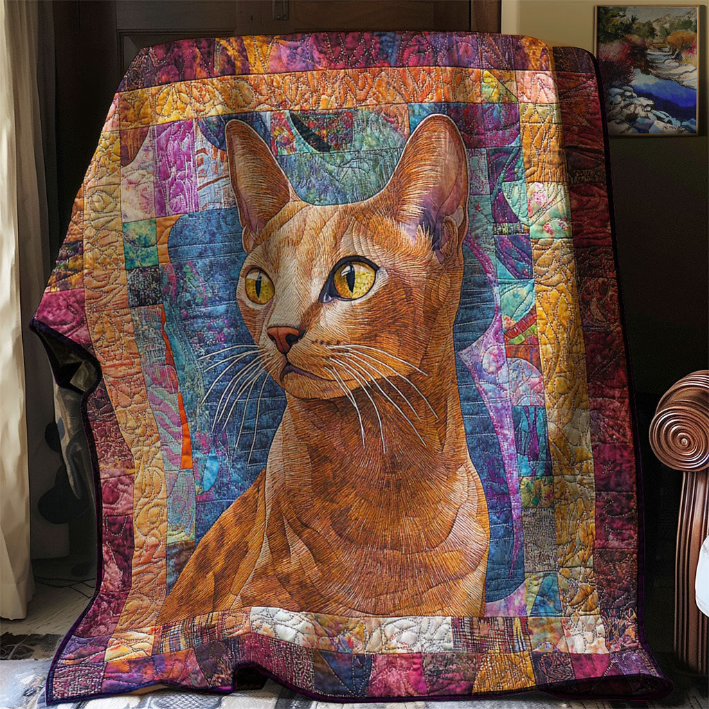 Abyssinian Warm Quilt Blanket Best Christmas Gifts 2024