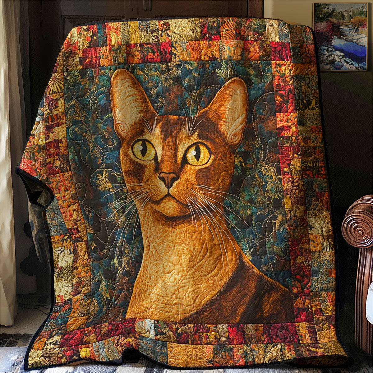 Abyssinian Cute Quilt Blanket Best Christmas Gifts 2024